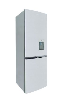Picture of CAPRI TOP FRIDGE / BOTTOM FREEZER WITH WATER DISPENSER SILVER 350L