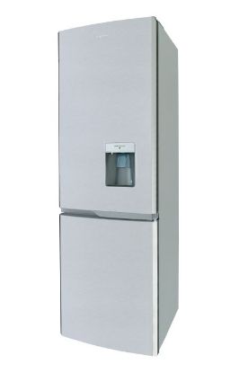 Picture of CAPRI TOP FRIDGE / BOTTOM FREEZER WITH WATER DISPENSER SILVER 370L