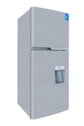Picture of CAPRI TOP FREEZER / BOTTOM FRIDGE WITH WATER DISPENSER SILVER 340L
