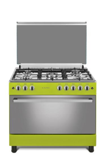 Picture of CAPRI GAS COOKER 5 PLATES GREEN 90cmx60cm