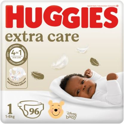 Picture of HUGGIES DRY COMFORT DIAPERS SIZE 1, 96s